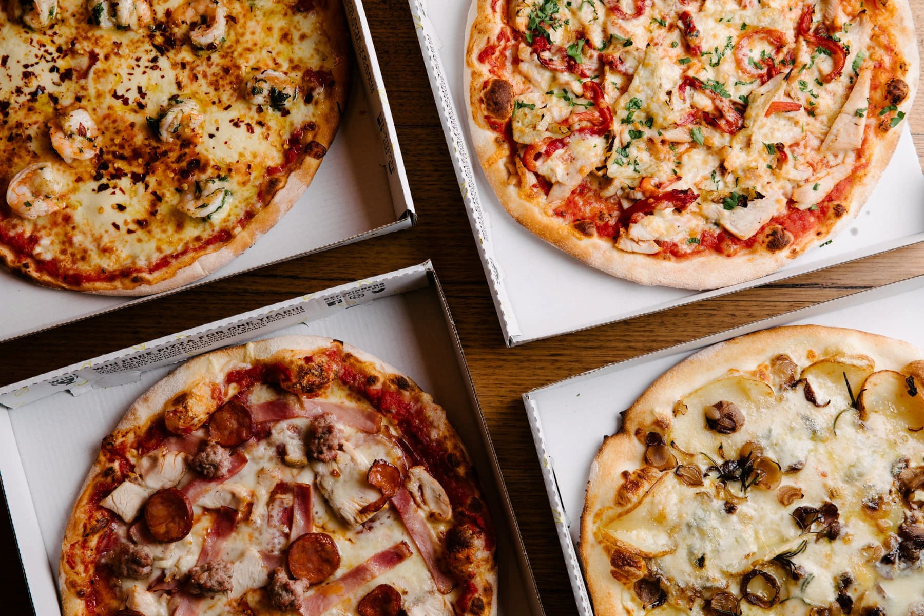 pizzas