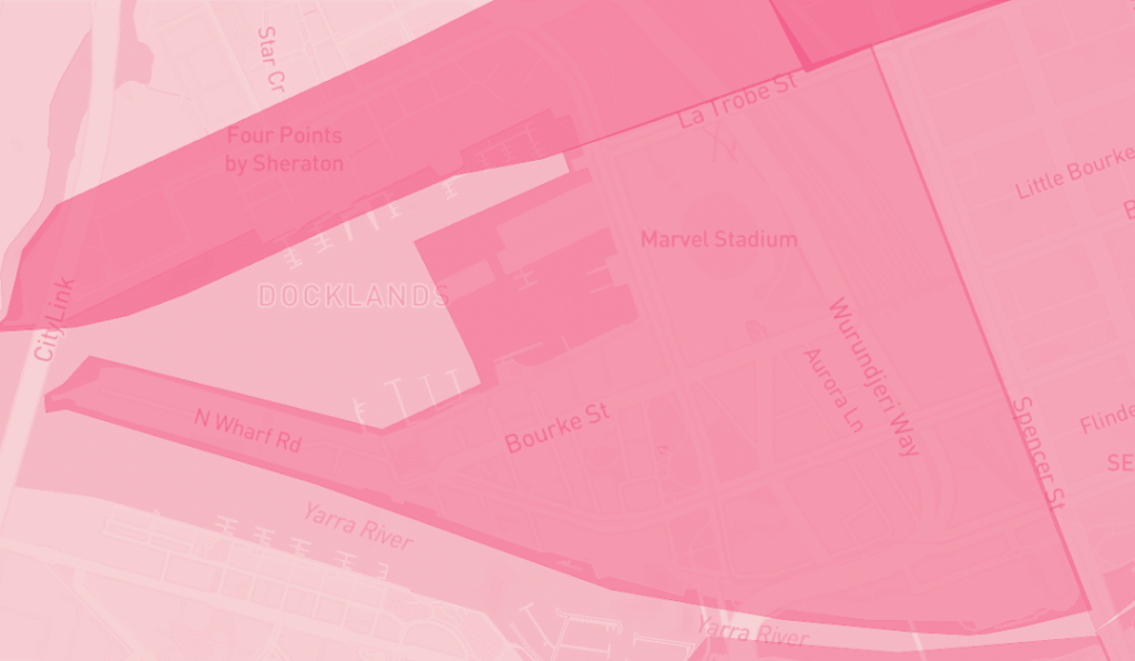 Delivery Areas - Docklands