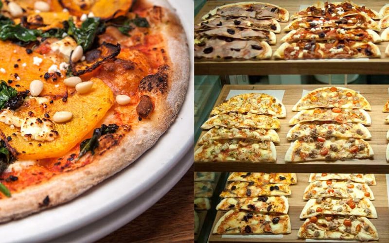 A selection of our pizzas at 11 Inch Pizza