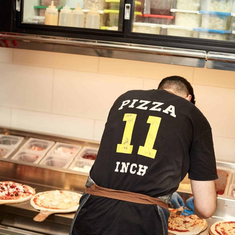 Pizza preparation for catering